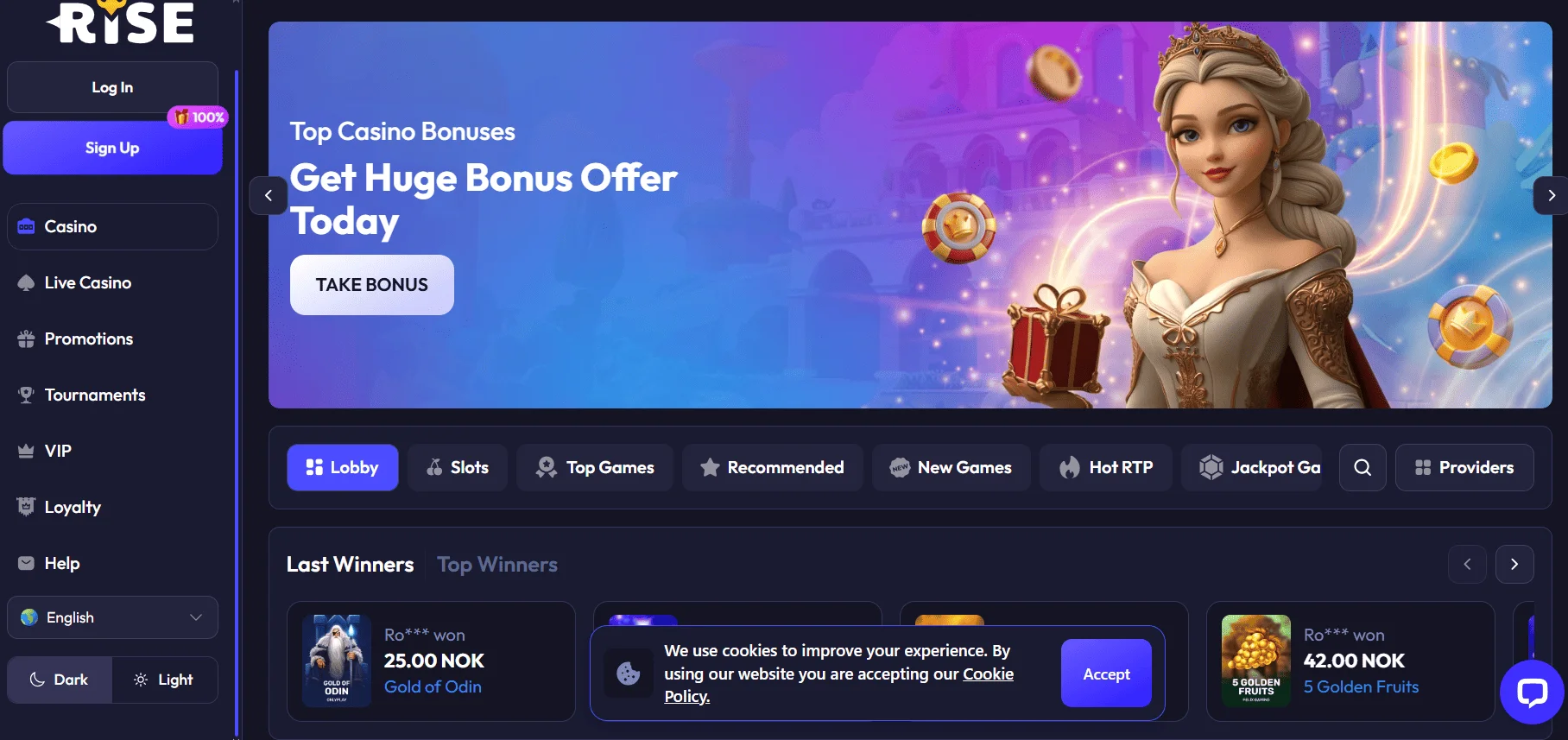 Mobile Login: Using Spinrise Casino on Smartphones